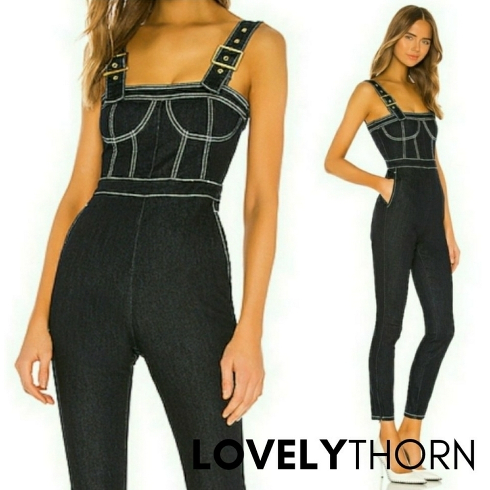 WE WORE WHAT // ltd ed second skin corset overalls jumpsuit danielle Bernstein